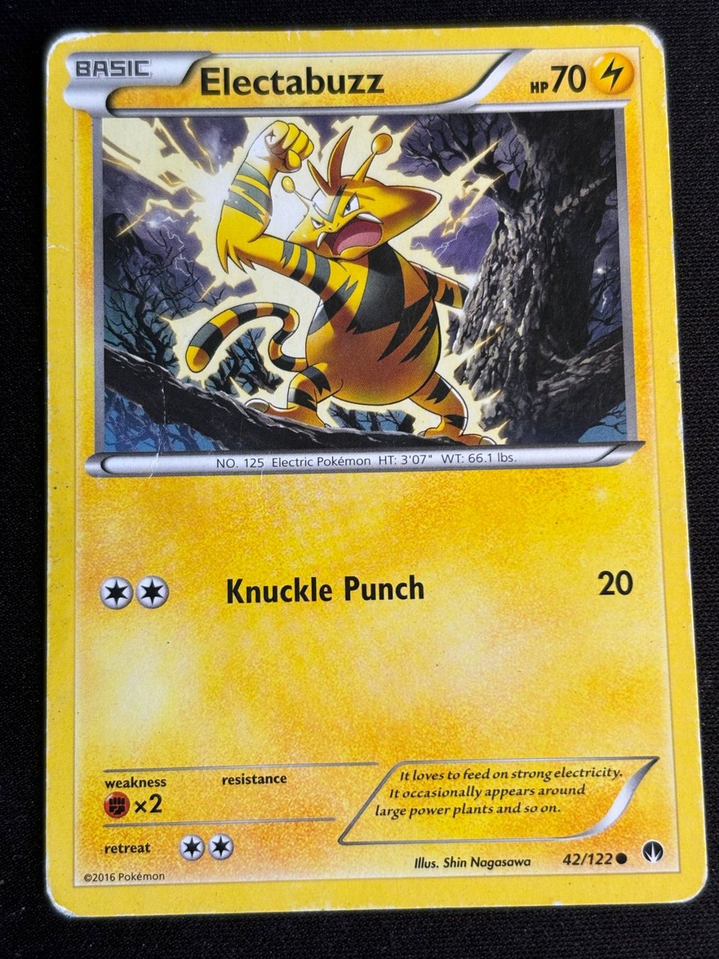 Pokémon Carte collezionabili: Pokemon Electabuzz - BREAKpoint 42/122 - English – Usato da Bern venduto da Big_GS