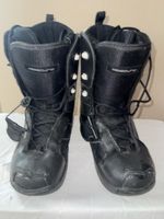 Schwarze Snowboardboots Grösse42, gebraucht, für den Winter