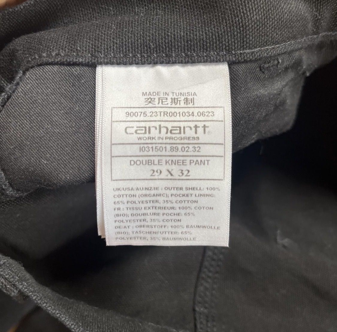 Carhartt Jeans: Carhartt Double Knee Pant Schwarz 29x32 – Nuovo (secondo la descrizione) da Zürich venduto da Ivadodo 2