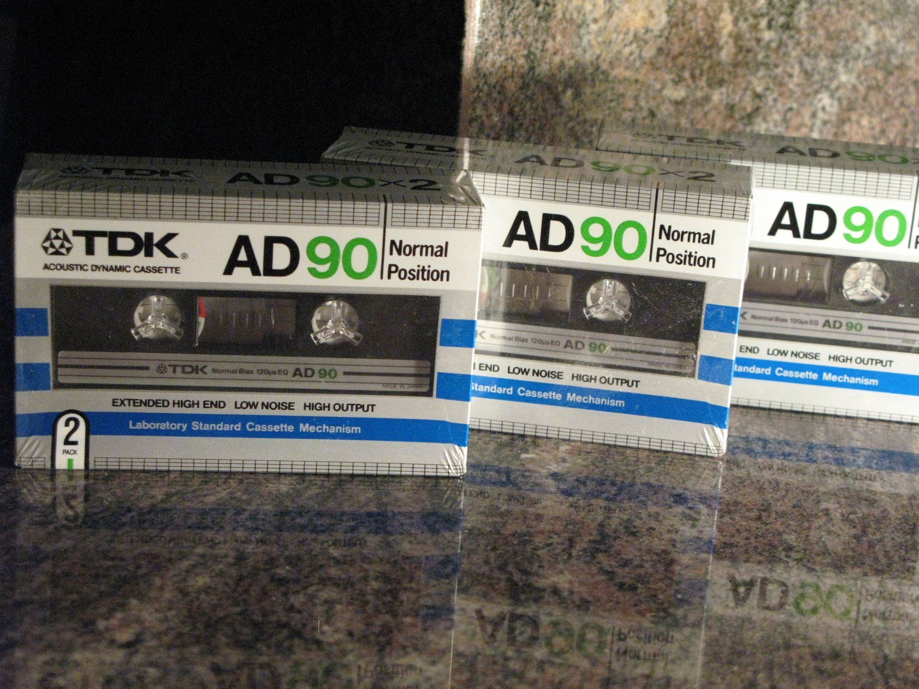 Musicassette: 4  TDK  AD 90   2 x 2,  Duopack Normal Position – Nuovo e nell'imballaggio originale da Langnau i. E. venduto da gf2_29jt