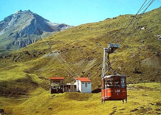 Cartes postales: AROSA Luftseilbahn Weisshorngipfel – D'occasion à Jona par philajona