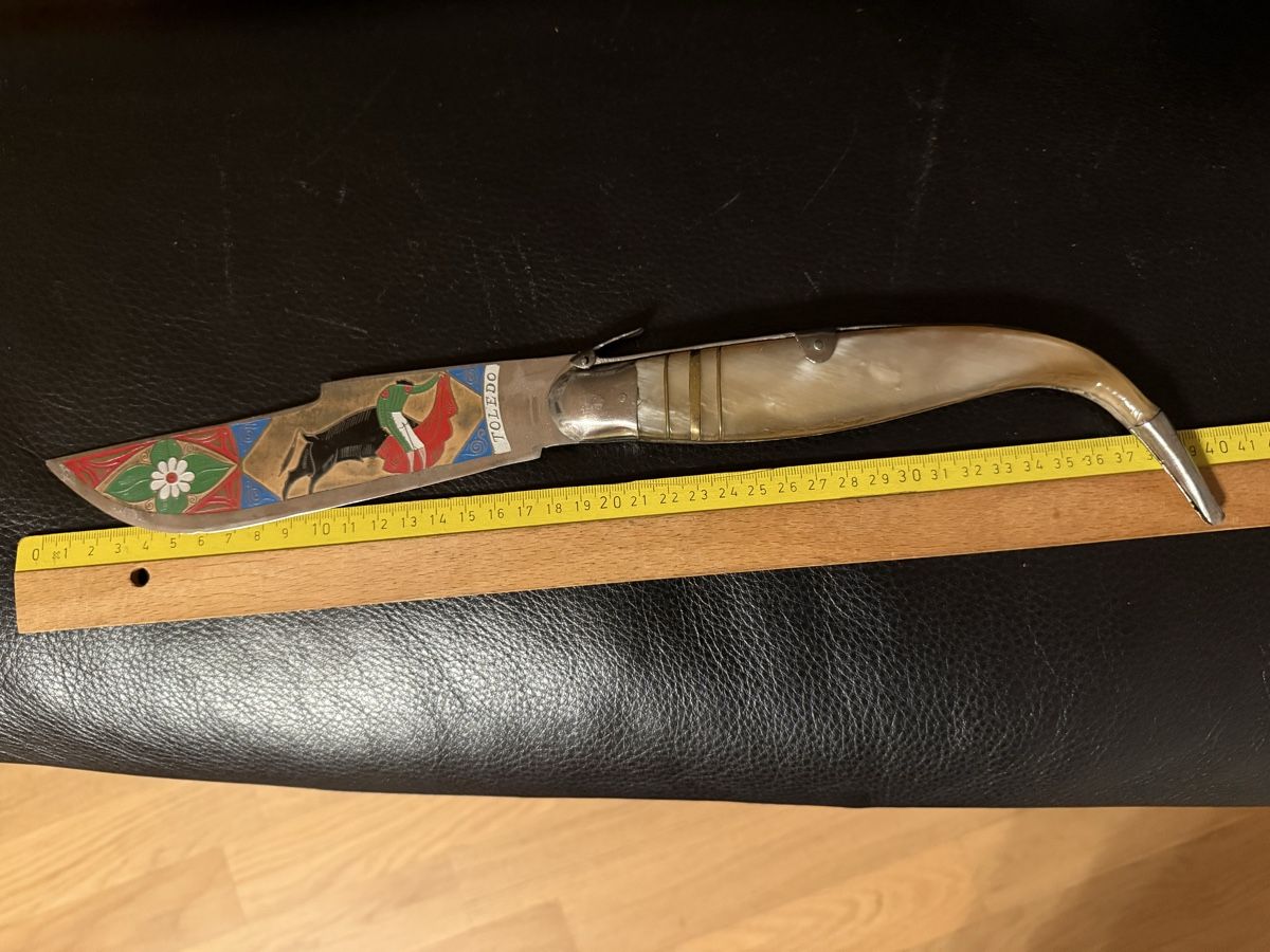 Taschenmesser: Spanisches Taschenmesser antikes Sackmesser Messer Navaja – Gebraucht aus Goldach von Messerguru 1
