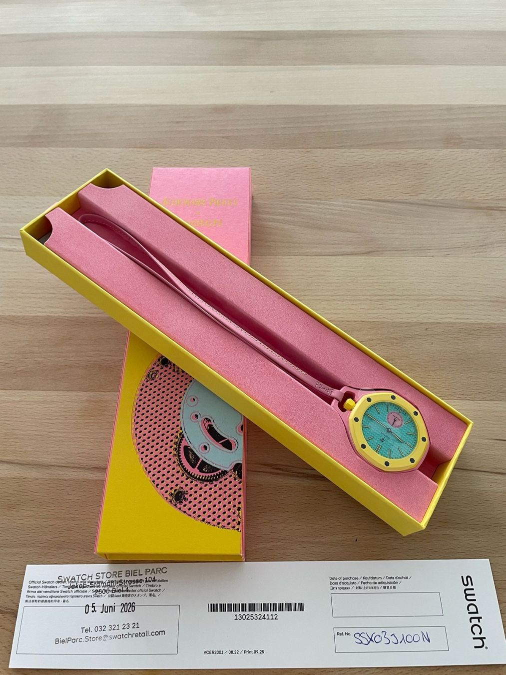 Swatch Orologi: Swatch Pop audemars Piguet – Nuovo e nell'imballaggio originale da Biel/Bienne venduto da Jaggi6 1