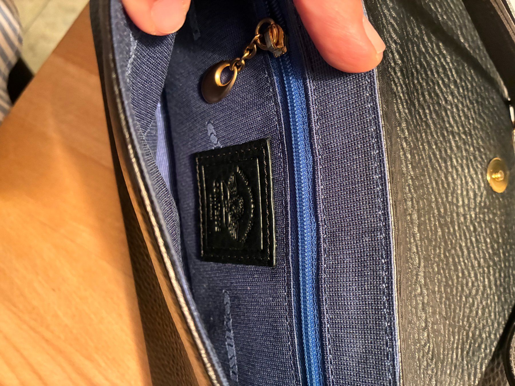Borse da donna: Comtesse When Angels Travel Lederhandtasche – Usato da Berikon venduto da Seidenhase 4