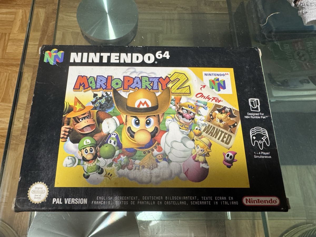 Nintendo Giochi: Mario Party 2 N64 Boîte Complet – Usato da Lausanne venduto da sauvezretrogames 4