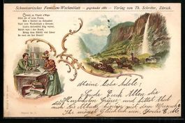 Litho Lauterbrunnen, Zeitung Schweizeris