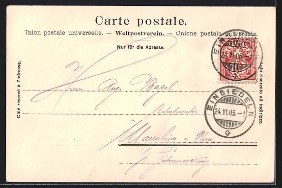 Cartoline postali: Einsiedeln, Kloster Einsiedeln, Altar, G – Usato da Berlin venduto da bartko-reher 1