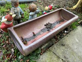 Futtertröge aus Keramik (Steinzeug) zum Bepflanzen/ Garten