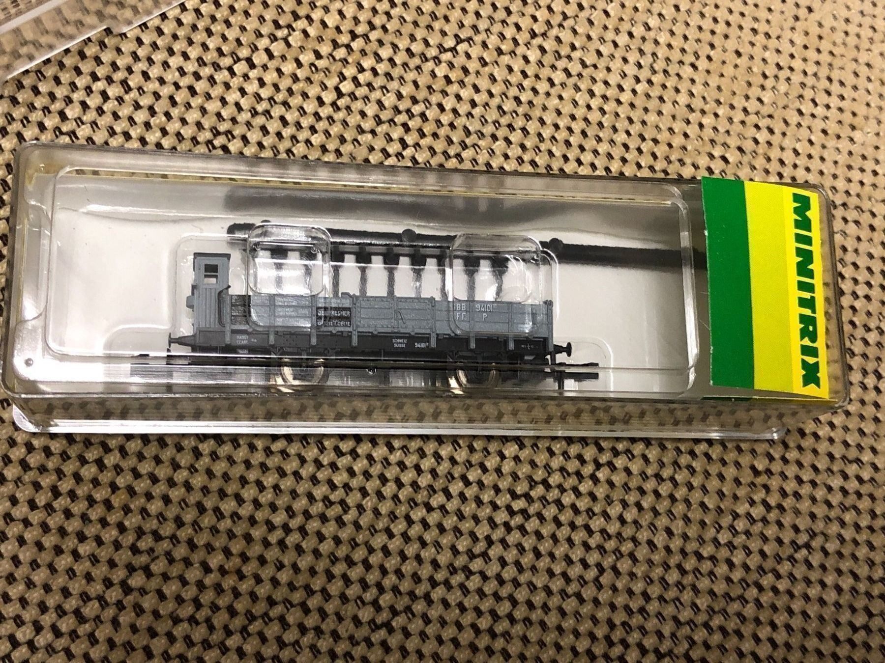 Trix Modelleisenbahnen: Minitrix 13292 SBB  Rungenwagen Neu – Neu und originalverpackt aus Wohlen AG von NincoA-Z
