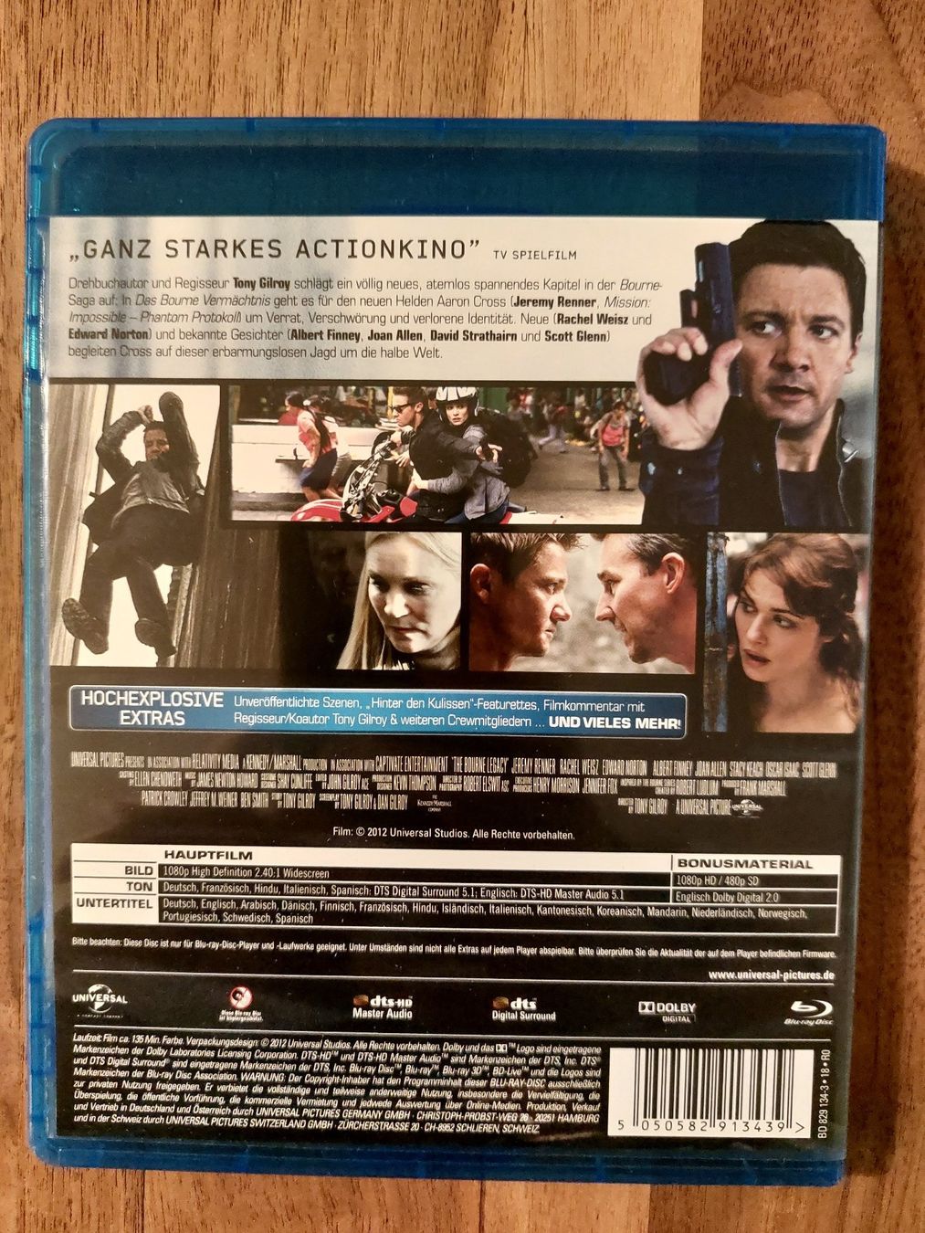Tutti i DVDs: Blu Ray - Das Bourne Vermächtnis – Usato da Rheinfelden venduto da FilmAuktion 1