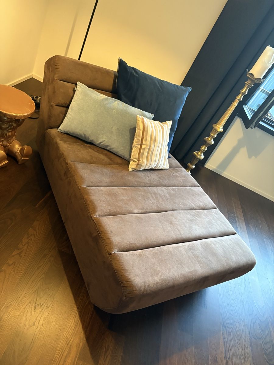 Liegen & Liegestühle: Chaiselounge / Velours / Braun – Gebraucht aus Zürich von seb_8rsb 2