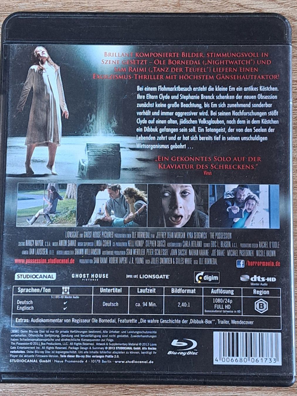 Alle DVDs: Blu-ray Possession, Das Dunkle in Dir, UNCUT EDITION – Neu (gemäss Beschreibung) aus Unterseen von Kanica 1