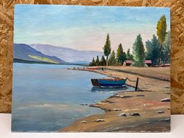 Am Murtensee von F.J. Erismann 1981      (ID M479)
