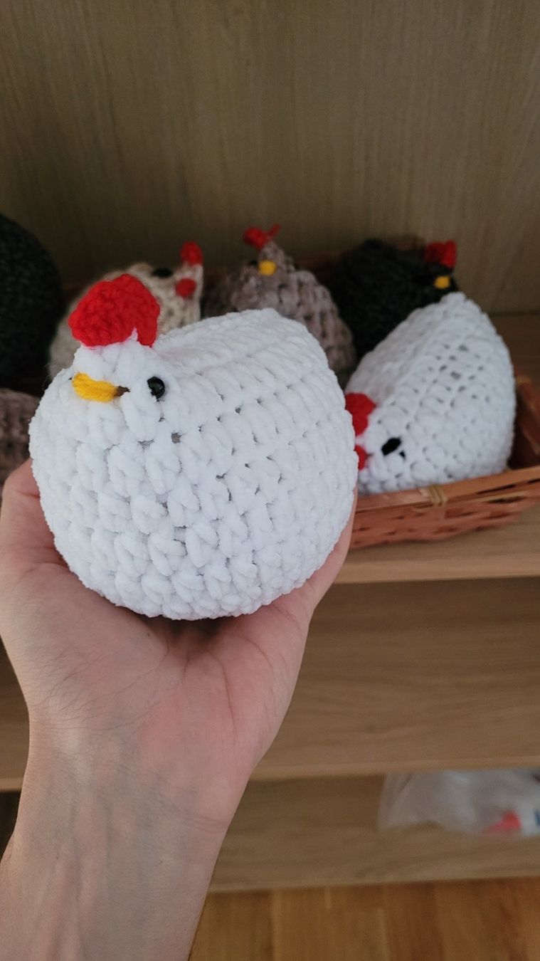 Tutte le decorazioni: Handgemachte Crochet Hühnchen – Nuovo (secondo la descrizione) da Zürich venduto da The_Plant_Wizard 3