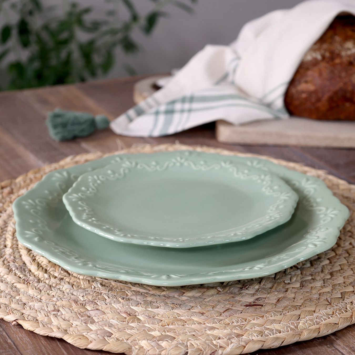 Piatti: Chic Antique Desserteller "Provence", Durchmesser 19 cm – Nuovo e nell'imballaggio originale da Innertkirchen venduto da Glatthard-Interior