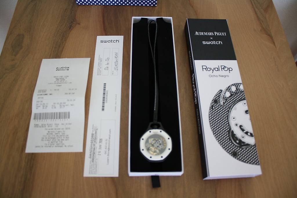 Swatch Orologi: Royal Pop Swatch OCHO NEGRO – Nuovo e nell'imballaggio originale da Buchrain venduto da Donatello4 1