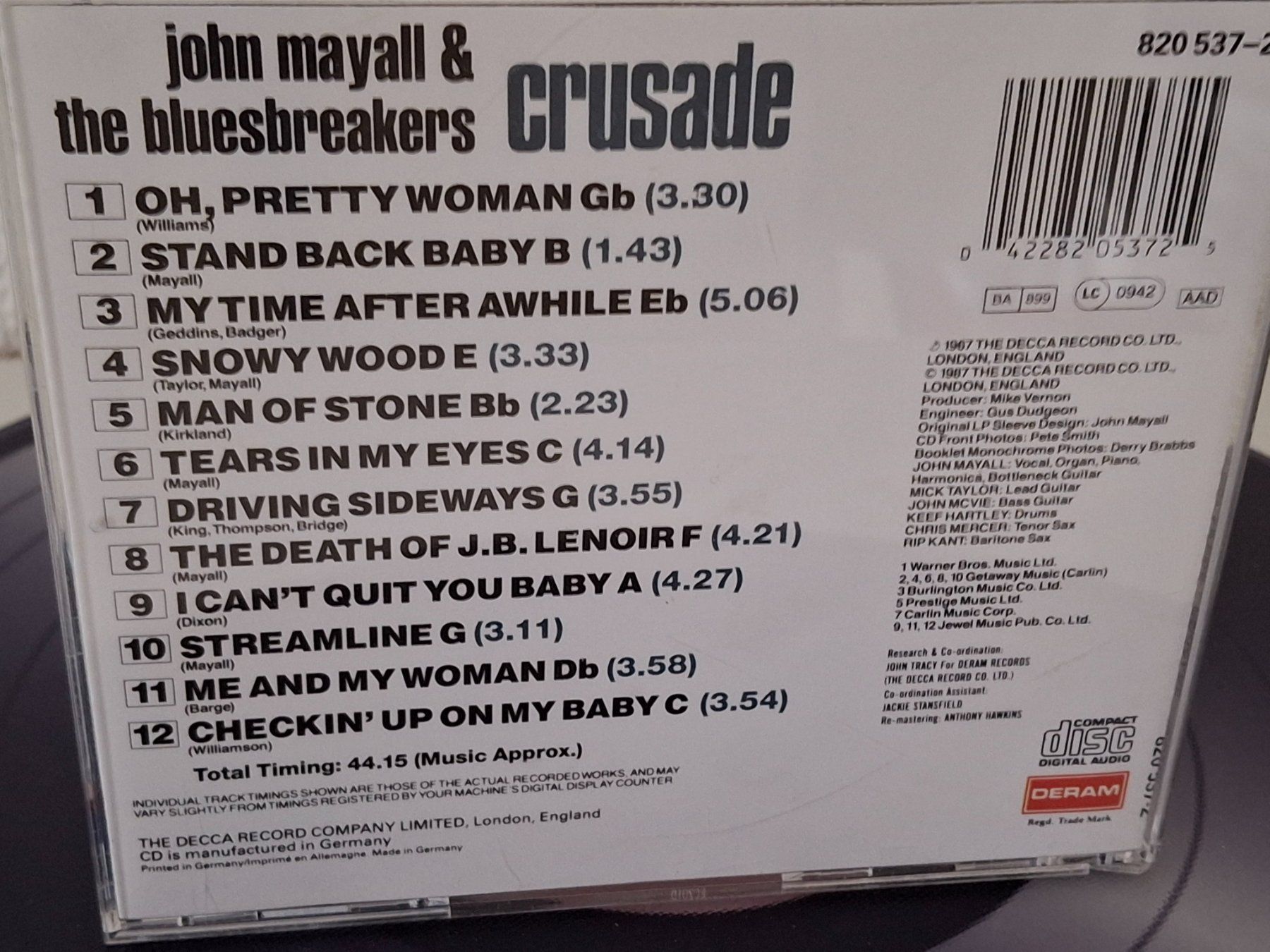 CD: CD John Mayall - Crusade - – Usato da Aarberg venduto da Jackup1 1