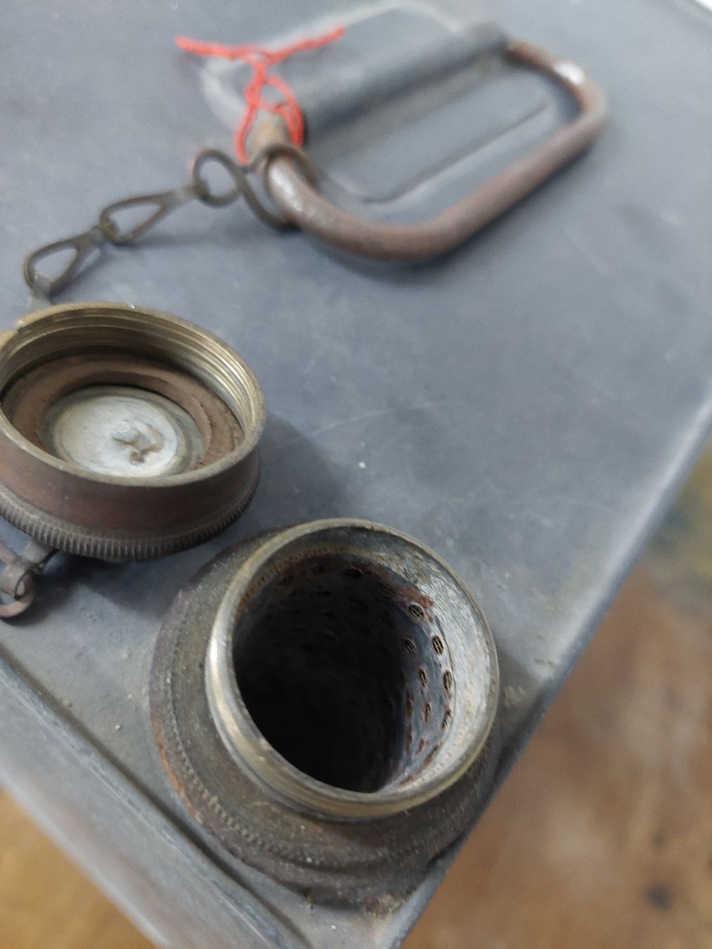 Taniche per benzina: Kanister ca 1940 – Usato da Siblingen venduto da rantiques 4