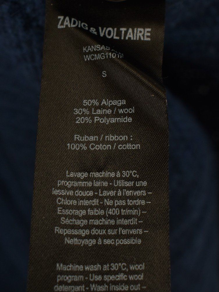 Pullover & Sweatshirts: Zadig & Voltaire Strickpullover, Gr.S, blau/petrol – Gebraucht aus Nürensdorf von 2ND_STORY 7