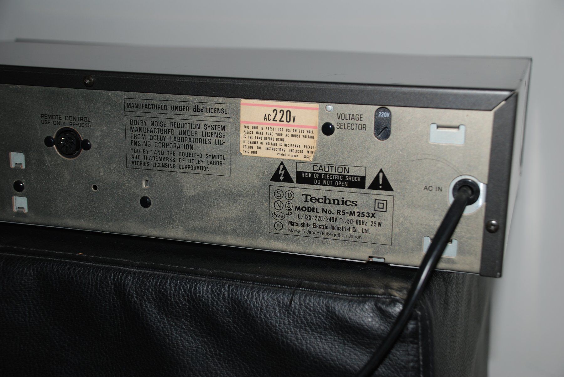 Technics Sistemi audio & multimediali: Lecteur cassette Technics RS-M253X – Usato da Bex venduto da kalibouli 6