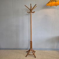 Antik Bugholz Garderobe Coat-Rack Garderobenständer Holz
