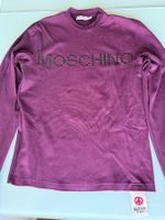 MOSCHINO Embossed Logo Long Sleeve T Shirt L - 💯 Original