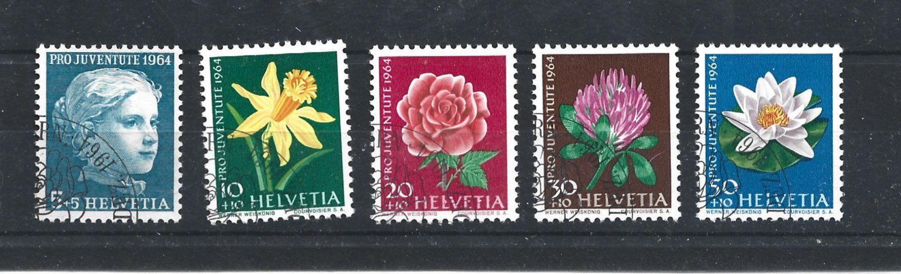 Tutti i francobolli: 1964 Pro Juventute – Usato da Trübbach venduto da Sammer51