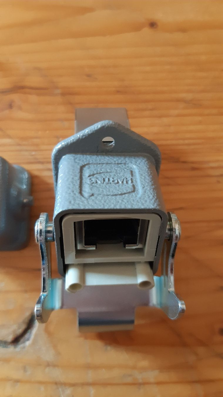 Spine: HARTING RJ45 Einbausteckverbinder, – Nuovo (secondo la descrizione) da Oey venduto da Parkplatzbrocki 2