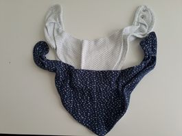 2 Mon Coeur Dreieckstücher Bio Baumwolle, Lätzchen für Baby