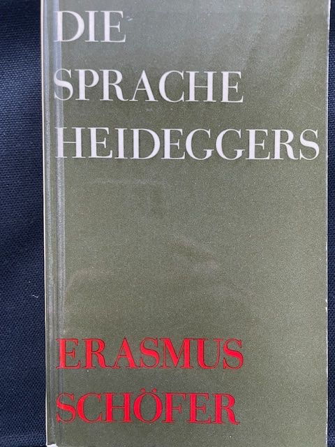 Libri: Die Sprache Heideggers – Usato da Zürich venduto da bri_pt8h