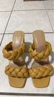 H&M Braided Heeled Sandals, Size 40, Perfect for Summer