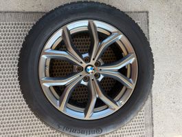 4 Winterräder Continental  265/50 R19 mit Alufelge zu BMW X5