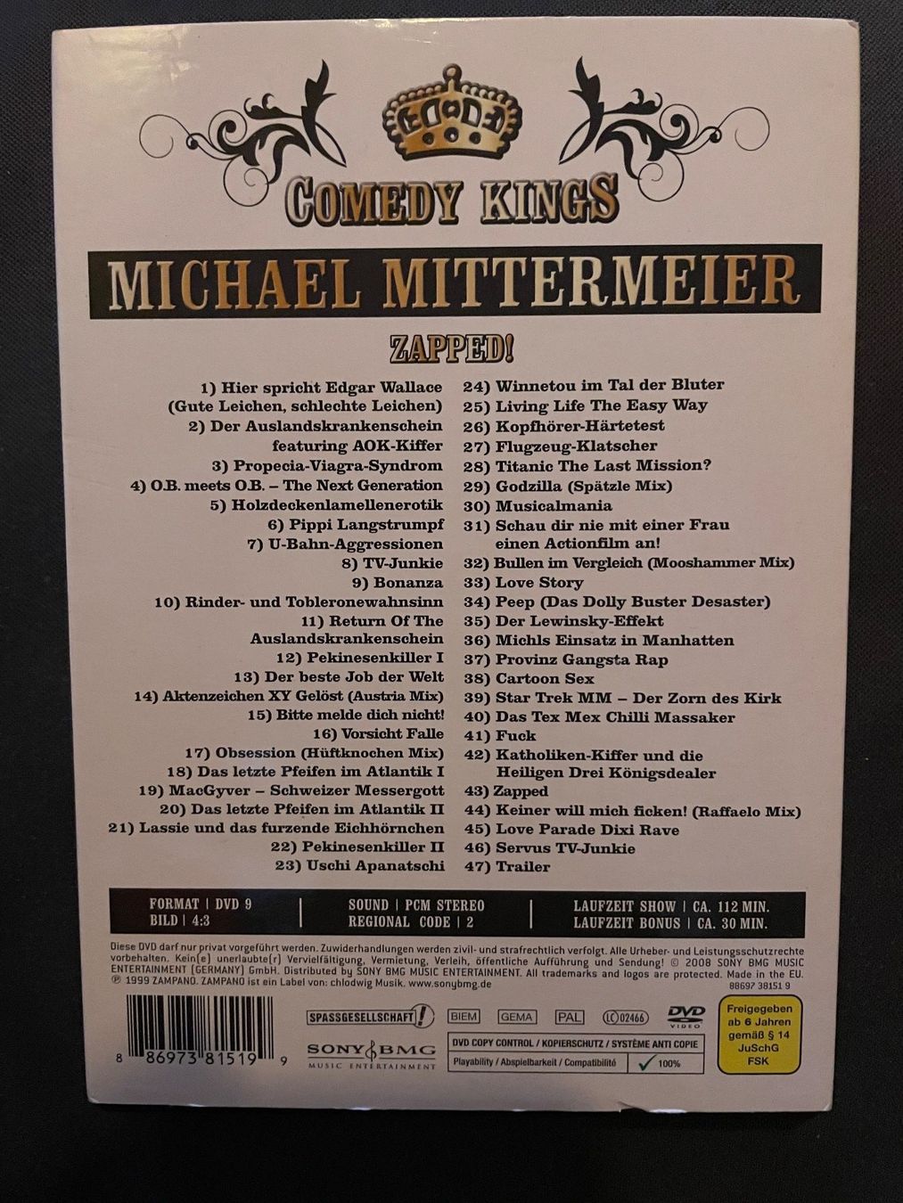 Tous les DVDs: Michael Mittermeier - Zapped! – D'occasion à Dierikon par Butcherboy 1
