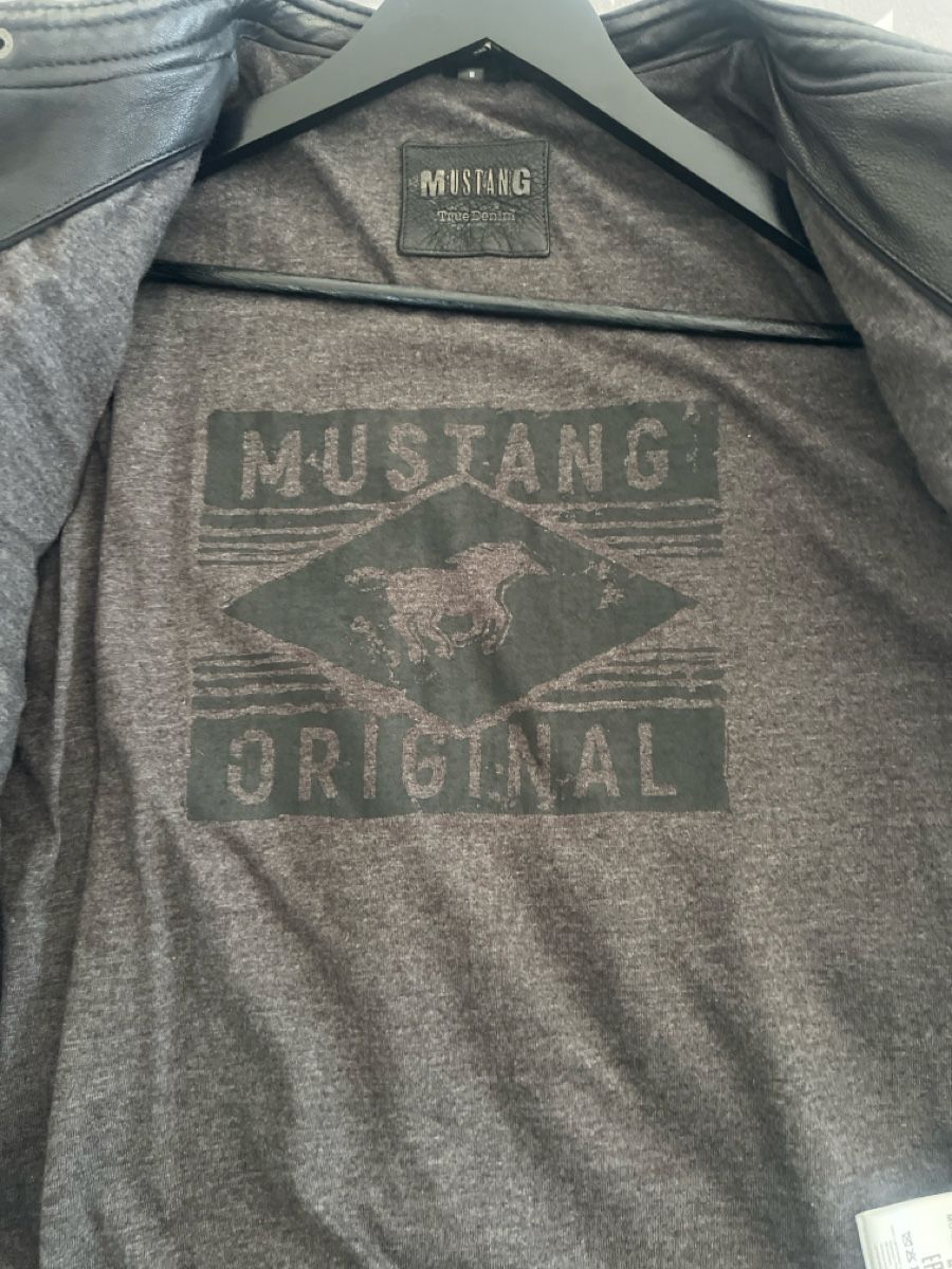 Giacche: Leder Jacke Mustang jeans – Usato da Langenthal venduto da lui_2ytv 2