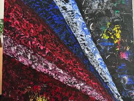 Acrylbild auf hochwertiger Leinwand  ca. 57x57 cm
