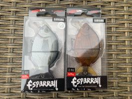FISHUS Esparrall Swimbait Wobbler 2 Stück im Set NEU OVP