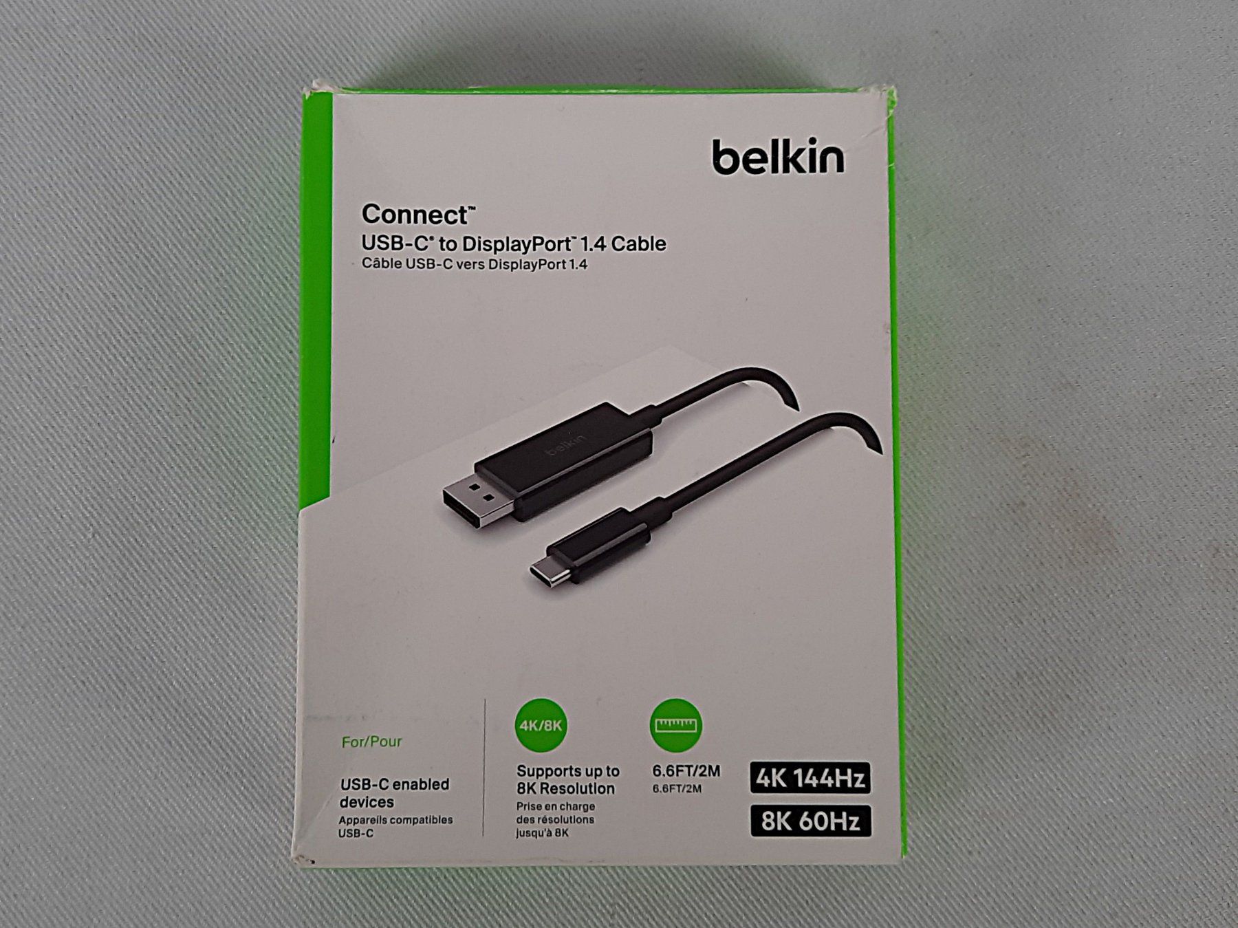 Belkin Kabel: BELKIN DisplayPort 1.4 Cable – USB Typ-C – Neu (gemäss Beschreibung) aus Beinwil am See von Restwert_Beinwil