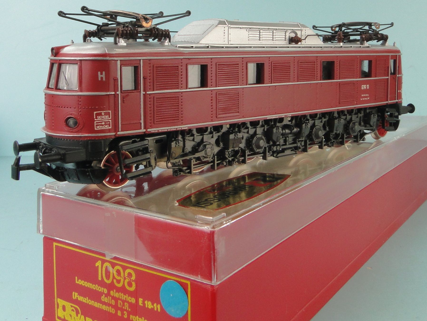 Rivarossi Modellini di ferrovie: Rivarossi H0 1098 DB E 19, AC, NEU – Usato da Bülach venduto da cann11