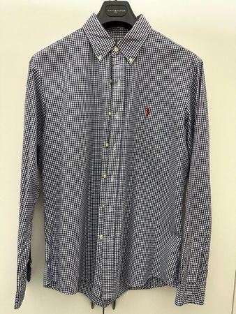 cooles Ralph Lauren Hemd in L, custom fit - Karo Blau