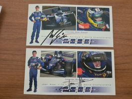 Nick Heidfeld + Jean Alesi, Prost, Autogramm
