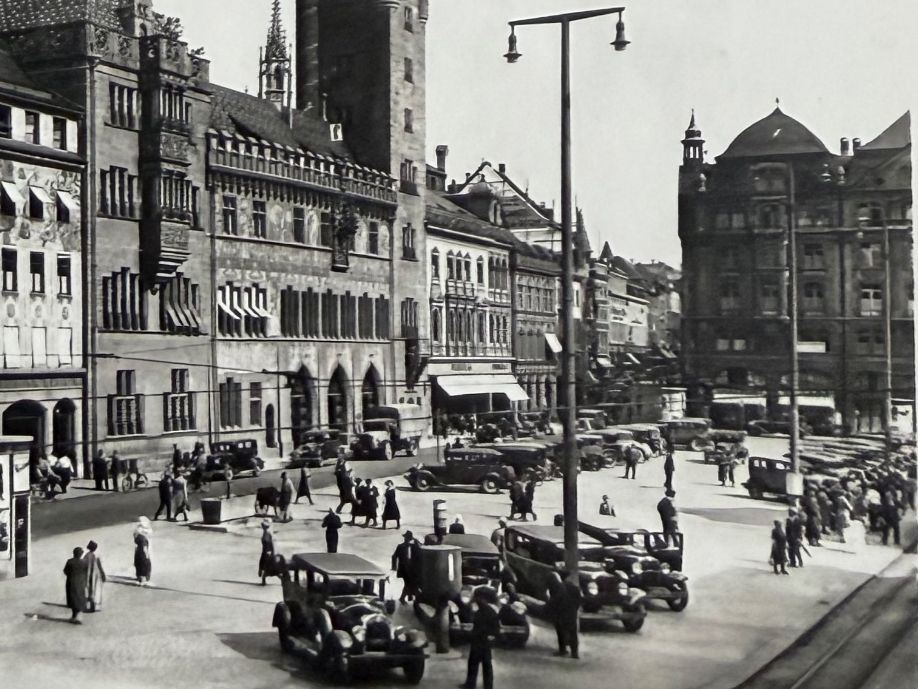 Cartes postales: Basel - Markplatz - Oldtimer - 1938 – D'occasion à Lutry par Ediego 1