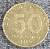 Münze 50 Pfennig Deutschland 1950 A guter Zustand