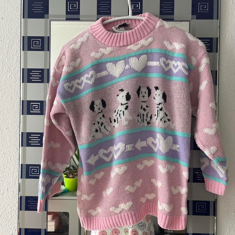Maglioni & Felpe: Adele Vintage Dalmatiner Sweater 80s Grösse S – Usato da Grenchen venduto da sojalatte