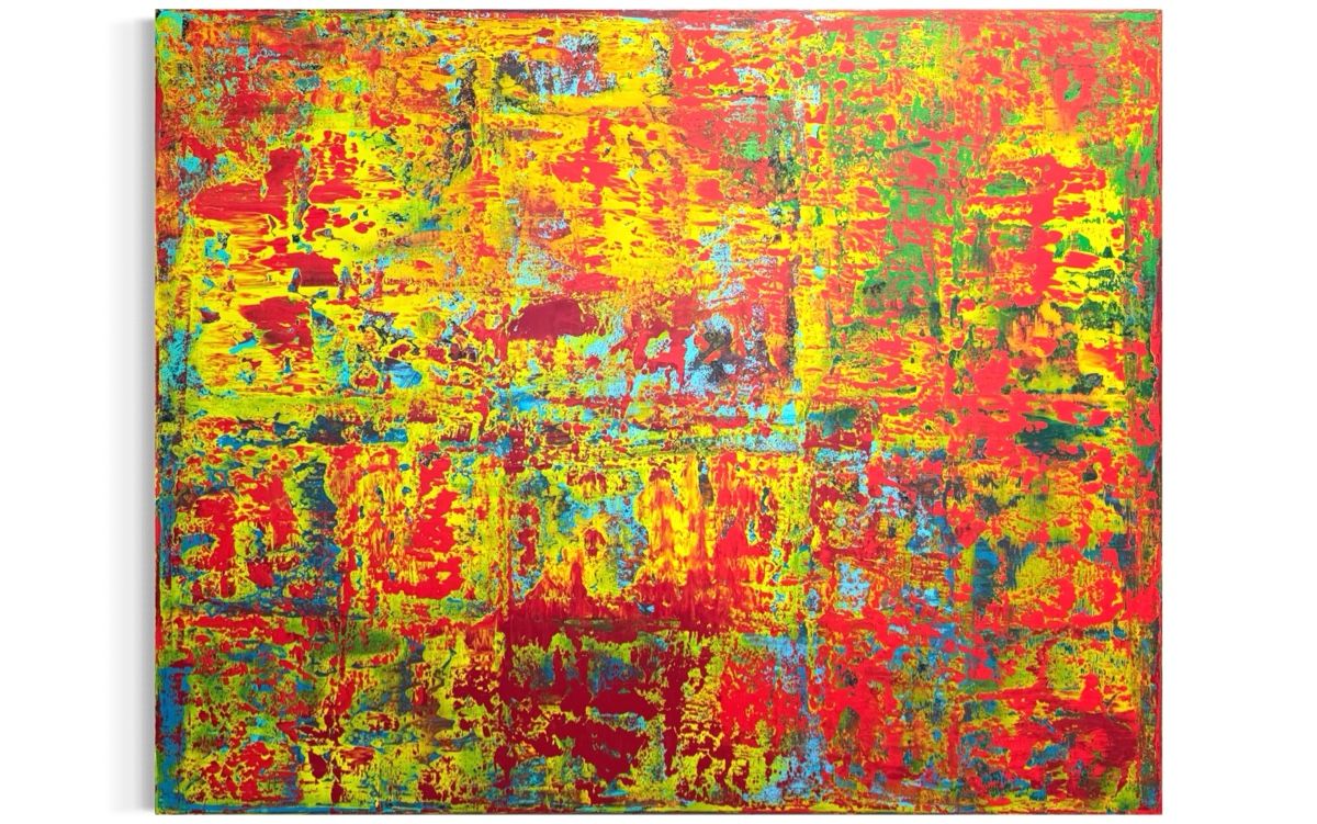 Gemälde: Original Gemälde, abstrakt, farbenfroh, einmalig! 150x120 cm – Neu und originalverpackt aus Berikon von home-artsch 1