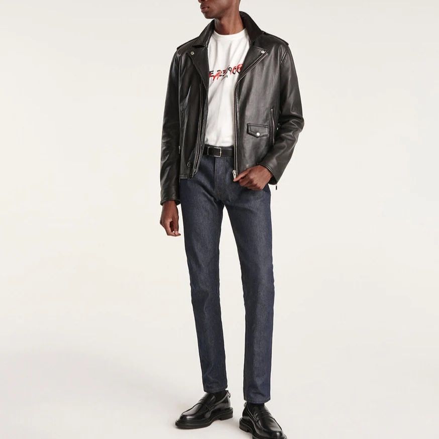 Kooples Giacche: Kooples Schwarze Leder-Bikerjacke, Grösse L – Usato da Zürich venduto da acrossbridges 5