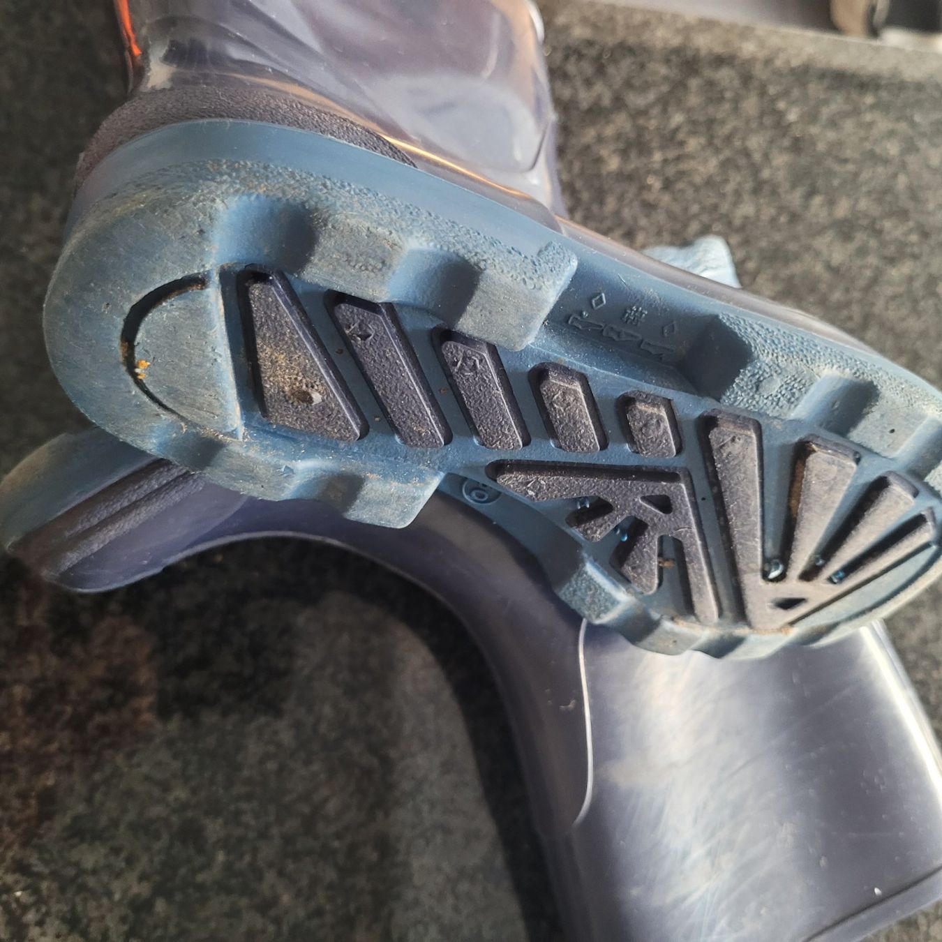 Herrenschuhe: SA  :  Gummistiefel /Regenschuhe Gr 30 dunkel/hellblau – Gebraucht aus Bremgarten b. Bern von Marge7979 1