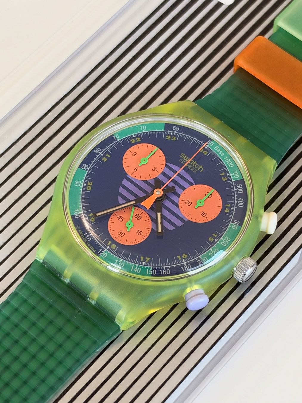 Swatch Uhren: Swatch Chrono SCJ100 Neo Wave – Neu und originalverpackt aus Lausanne von 0xa