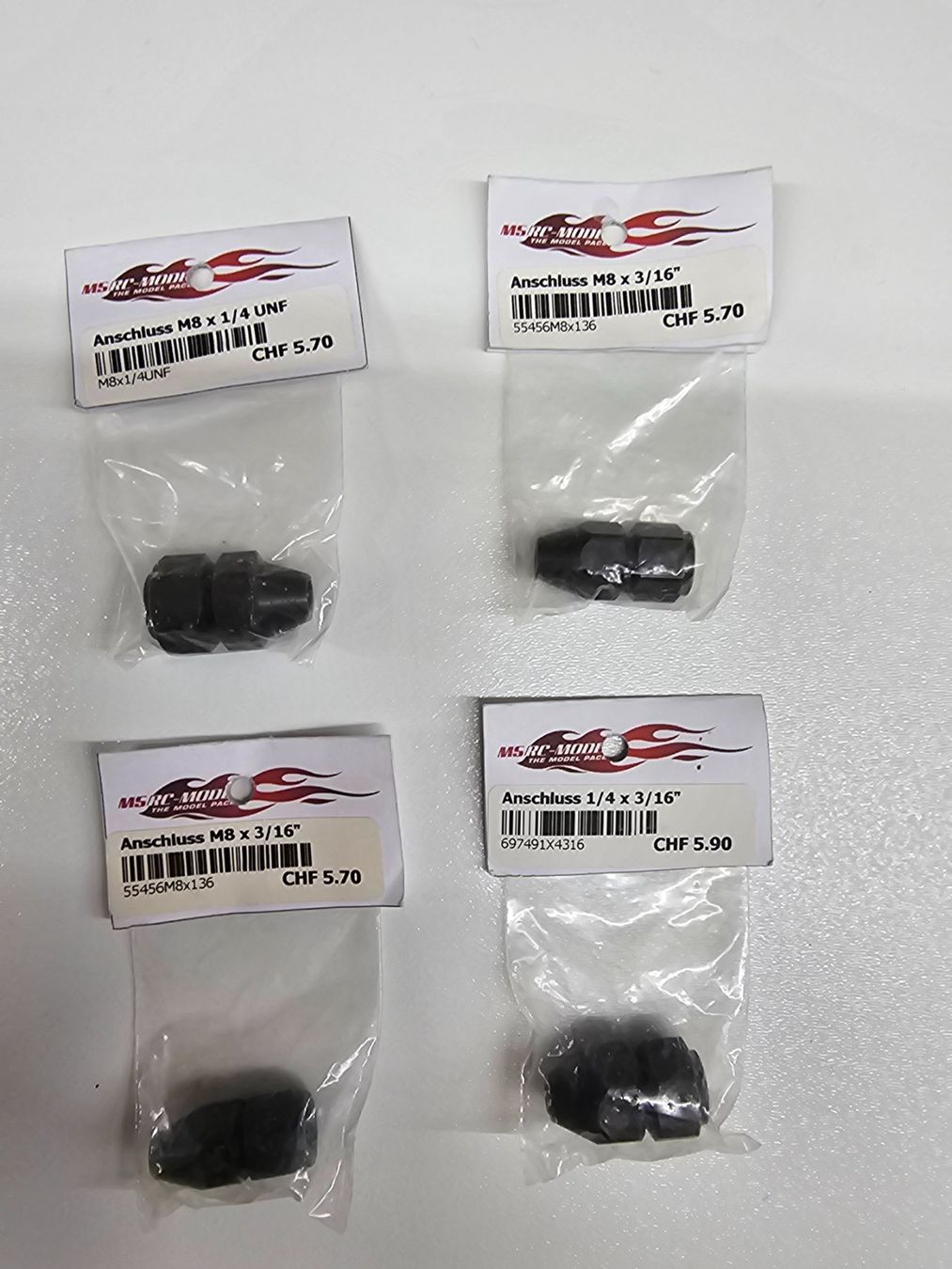 Modellismo RC: 4stk. Wellenanschluss Set 2 – Nuovo e nell'imballaggio originale da Rüti ZH venduto da Madeira14