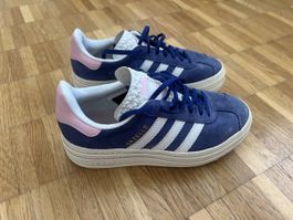 Adidas Gazelle Platform Blue Pink Size 36 2/3 Sneakers