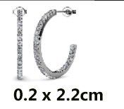 Orecchini pendenti & Orecchini a lobo: Ohrstecker Creole  mit Swarovski Elements – Nuovo e nell'imballaggio originale da Bottenwil venduto da anh_5brz 1